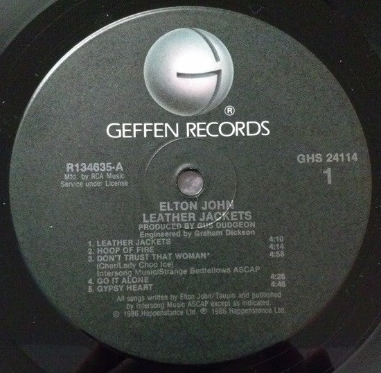 John, Elton - Leather Jackets (Vinyl, M) (Vinyl LP)
