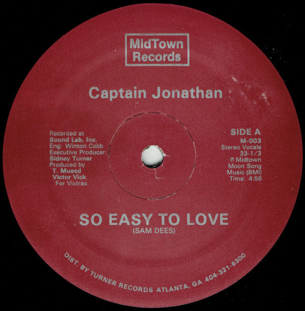 Captain Jonathan - So Easy To Love (M) (Vinyl LP)