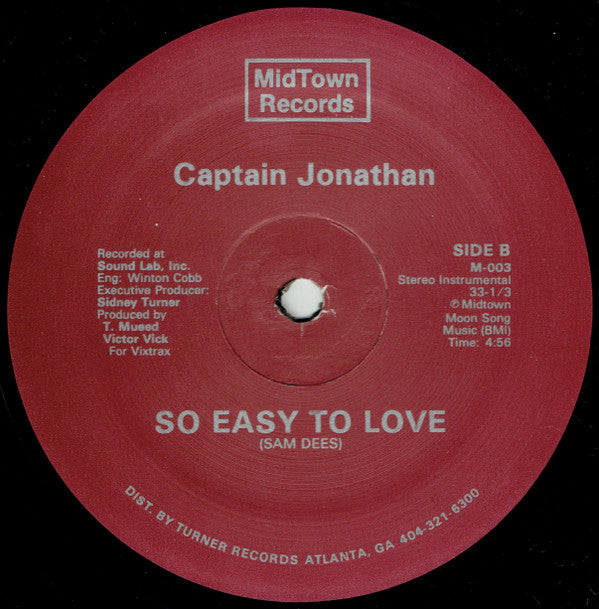 Captain Jonathan - So Easy To Love (M) (Vinyl LP)