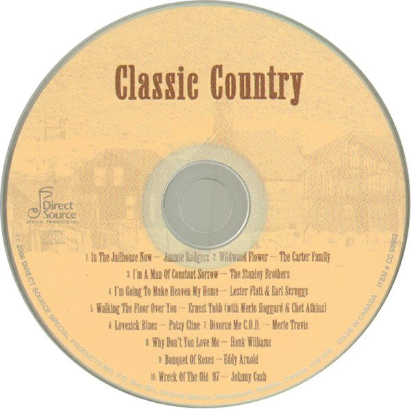 Various - Pioneers Of Country (CD, VG+) (Vinyl LP)