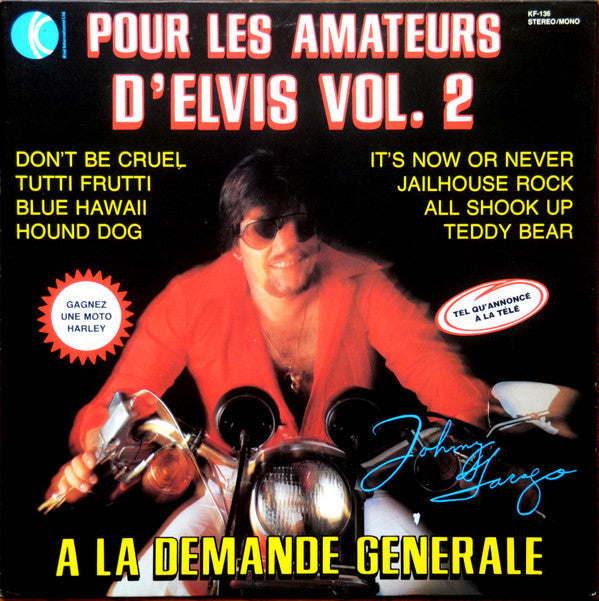 Farago, Johnny - Pour Les Amateurs D'Elvis Seulement Vol. 2 (VG+) (Vinyl LP)