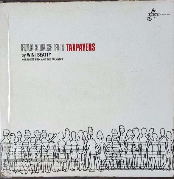Beatty, Wini With Rhett Fink And The Folkniks - Folk Songs For Taxpayers (VG+) (Vinyl LP)