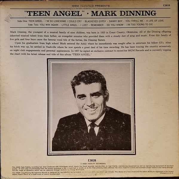 Dinning, Mark - Teen Angel (G+) (Vinyl LP)