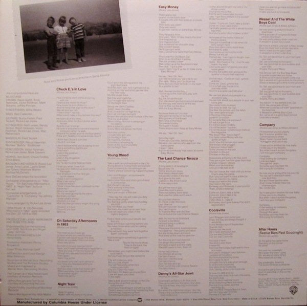 Jones, Rickie Lee - Rickie Lee Jones (Vinyl, VG) (Vinyl LP)