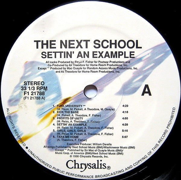 Next School - Settin' An Example (NM or M-) (Vinyl LP)