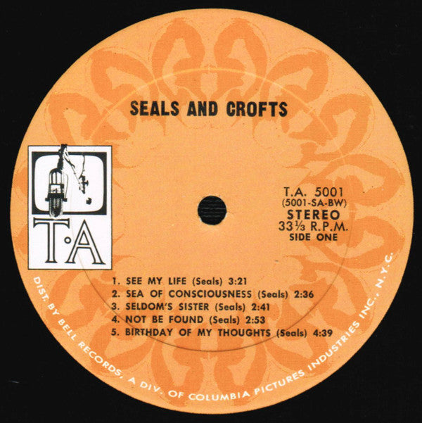 Seals & Crofts - Seals And Crofts (VG+) (Vinyl LP)