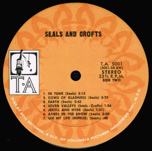 Seals & Crofts - Seals And Crofts (VG+) (Vinyl LP)