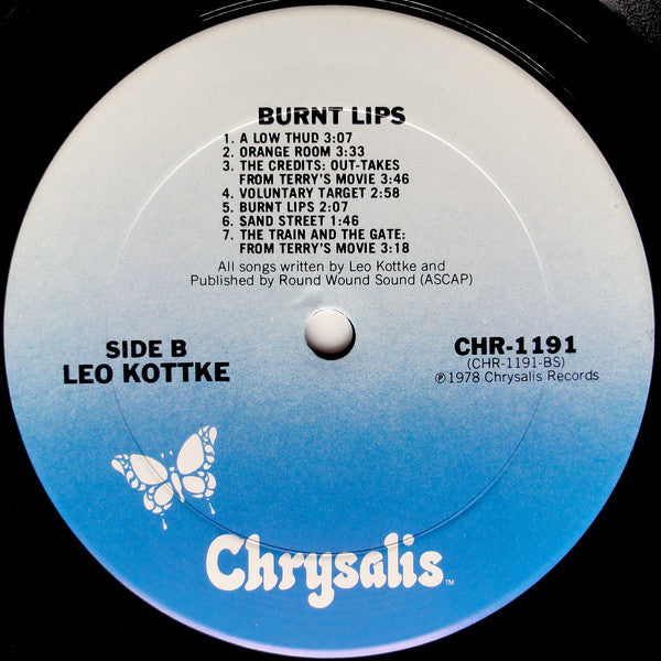 Kottke, Leo - Burnt Lips (Vinyl, VG+) (Vinyl LP)