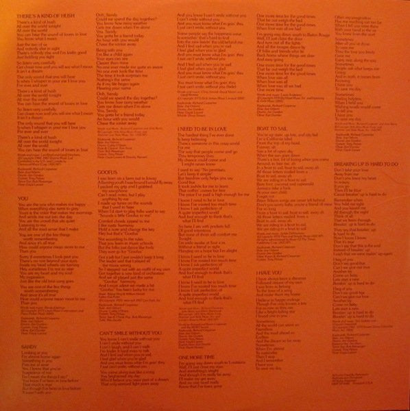 Carpenters - A Kind Of Hush (Vinyl, VG) (Vinyl LP)