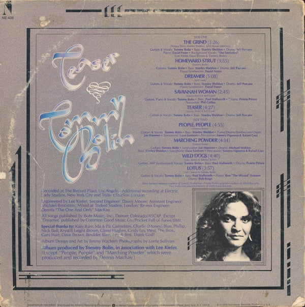 Bolin, Tommy - Teaser (VG) (Vinyl LP)