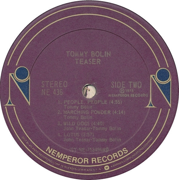 Bolin, Tommy - Teaser (VG) (Vinyl LP)