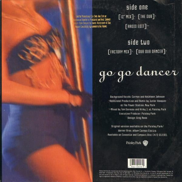 Electra, Carmen - Go Go Dancer (VG+) (Vinyl LP)