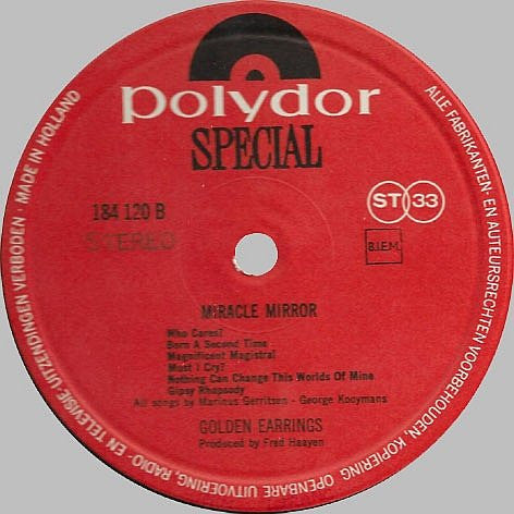Golden Earring - Miracle Mirror (VG) (Vinyl LP)