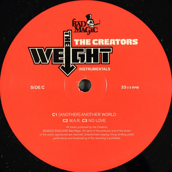 Creators - The Weight Instrumentals (M) (Vinyl LP)