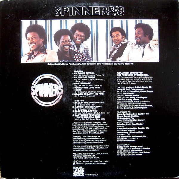 Spinners - Spinners/8 (M) (Vinyl LP)