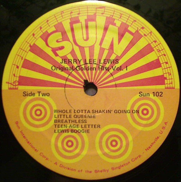Lewis, Jerry Lee - Original Golden Hits - Volume 1 (VG+) (Vinyl LP)