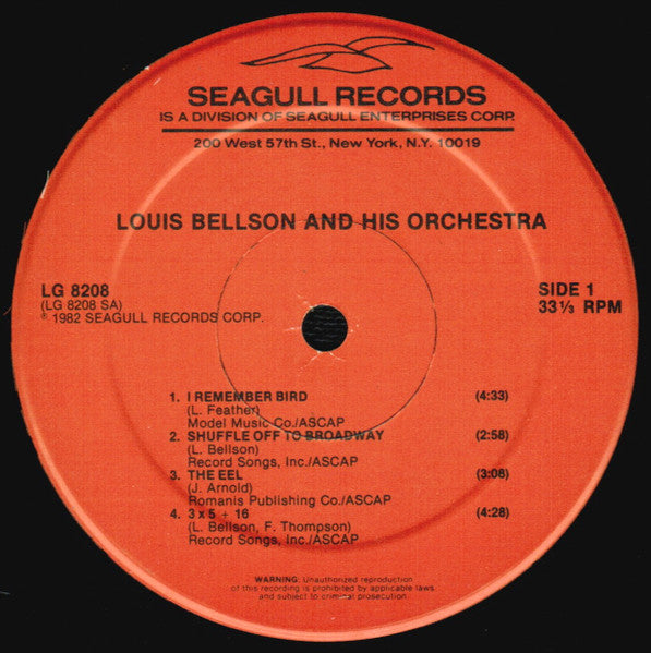 Bellson, Louie & His Orchestra - Louie Bellson & His Orchestra (Vinyl, VG) (Vinyl LP)