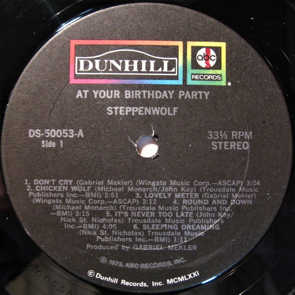 Steppenwolf - At Your Birthday Party (VG) (Vinyl LP)