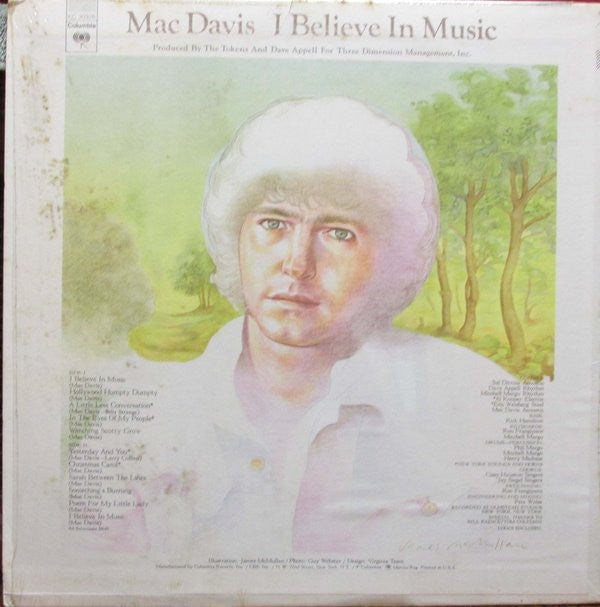 Davis, Mac - I Believe In Music (Vinyl, VG+) (Vinyl LP)
