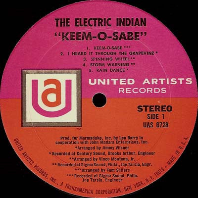 Electric Indian - Keem-O-Sabe (VG+) (Vinyl LP)
