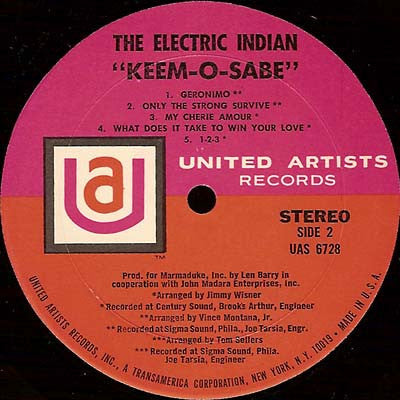 Electric Indian - Keem-O-Sabe (VG+) (Vinyl LP)