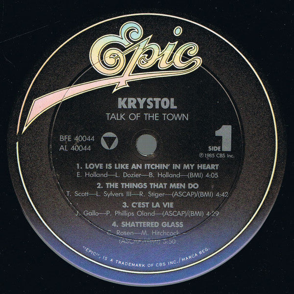 Krystol - Talk Of The Town (VG+) (Vinyl LP)