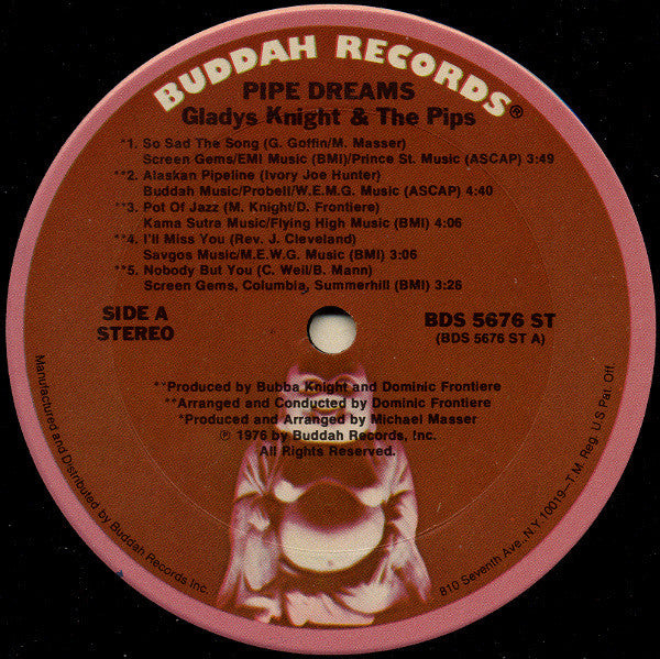 Knight, Gladys & The Pips - Pipe Dreams: The Original Motion Picture Soundtrack (Vinyl, VG+) (Vinyl LP)