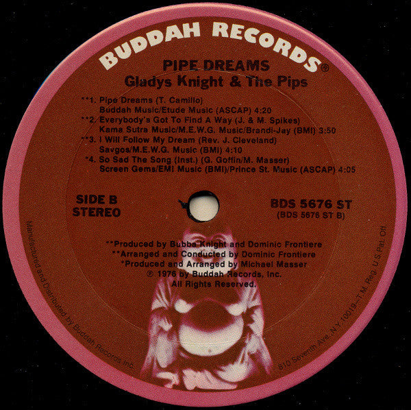Knight, Gladys & The Pips - Pipe Dreams: The Original Motion Picture Soundtrack (Vinyl, VG+) (Vinyl LP)