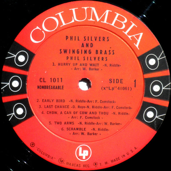 Silvers, Phil - Phil Silvers And Swinging Brass (VG) (Vinyl LP)