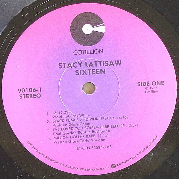 Lattisaw, Stacy - Sixteen (Vinyl, VG) (Vinyl LP)