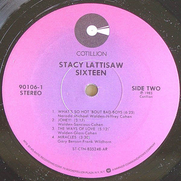 Lattisaw, Stacy - Sixteen (Vinyl, VG) (Vinyl LP)