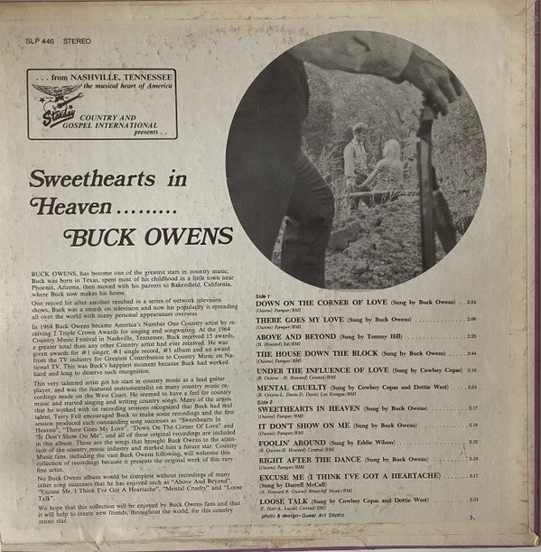 Owens, Buck with Tommy Hill, Cowboy Copas, Dottie West, Eddie Wilson , Darrell McCall - Sweethearts In Heaven (NM or M-) (Vinyl LP)