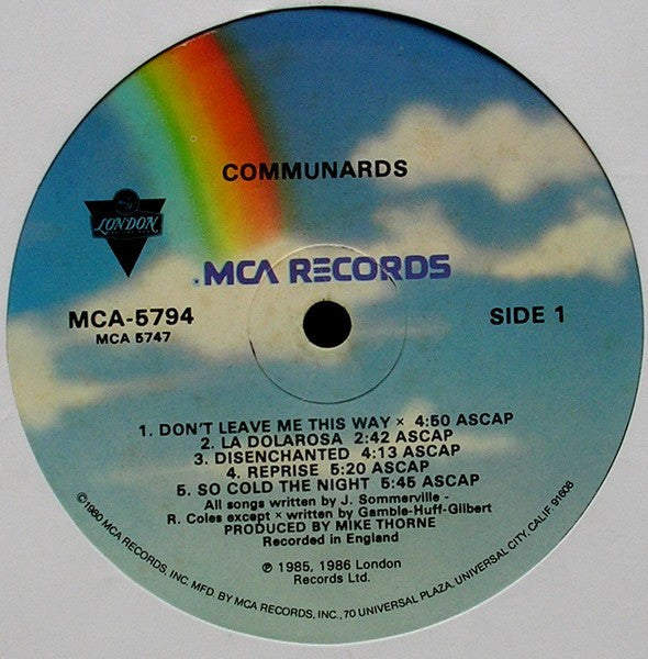 Communards - Communards (VG+) (Vinyl LP)
