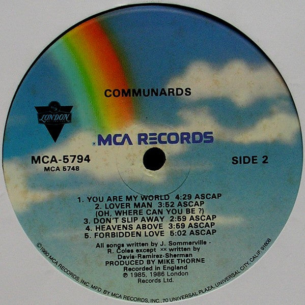 Communards - Communards (VG+) (Vinyl LP)