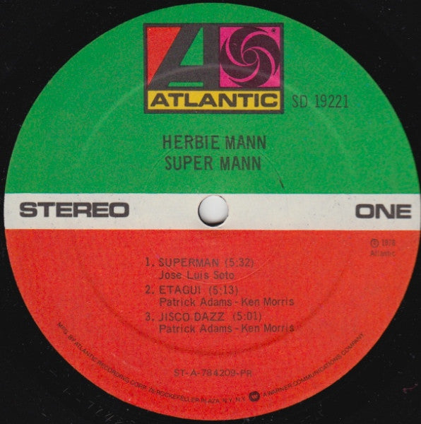 Mann, Herbie - Super Mann (Vinyl, VG+) (Vinyl LP)