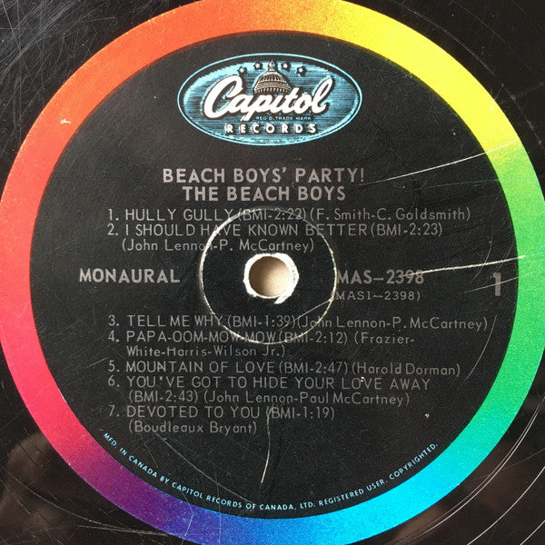 Beach Boys - Beach Boys' Party! (Vinyl, VG+) (Vinyl LP)