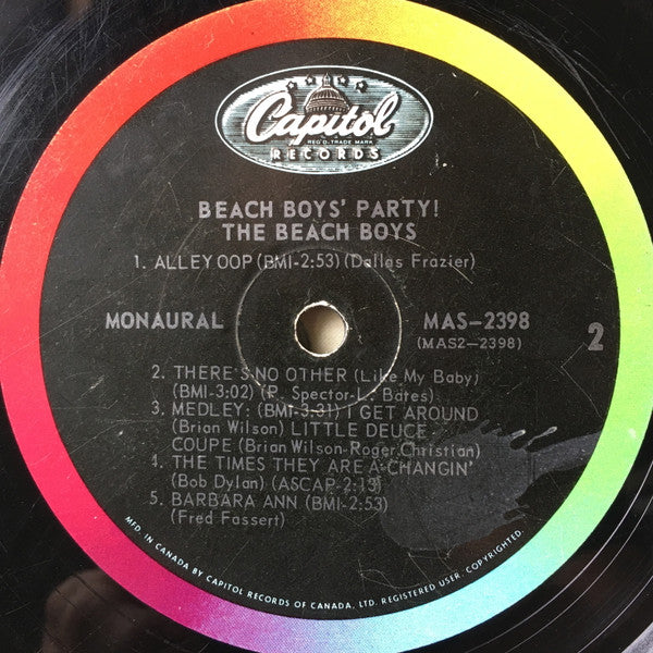 Beach Boys - Beach Boys' Party! (Vinyl, VG+) (Vinyl LP)