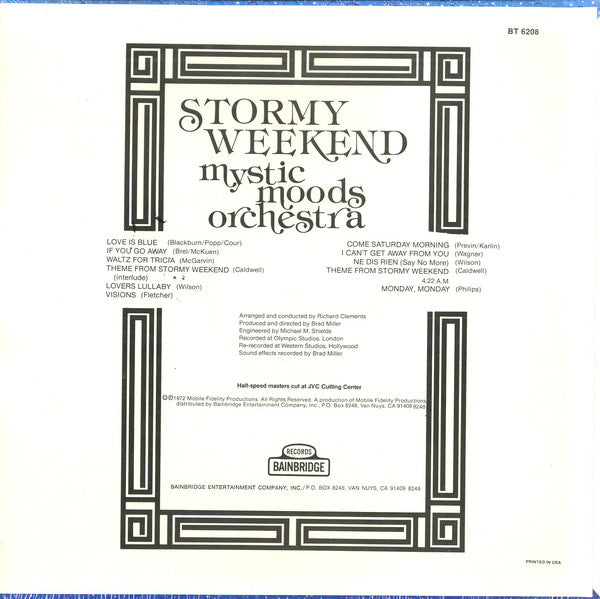 Mystic Moods Orchestra - Stormy Weekend (Vinyl, VG+) (Vinyl LP)