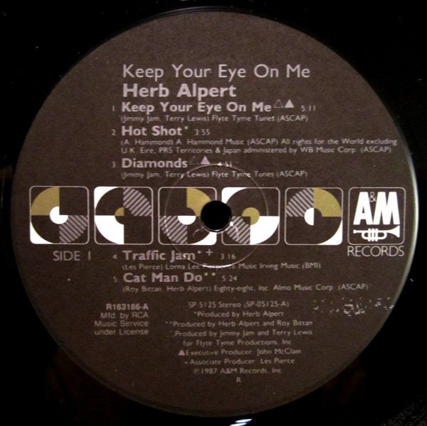 Alpert, Herb - Keep Your Eye On Me (Vinyl, VG+) (Vinyl LP)