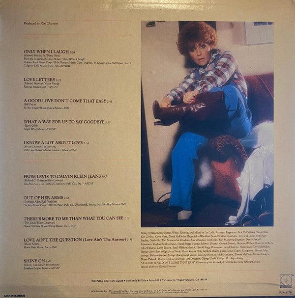 Lee, Brenda - Only When I Laugh (VG+) (Vinyl LP)