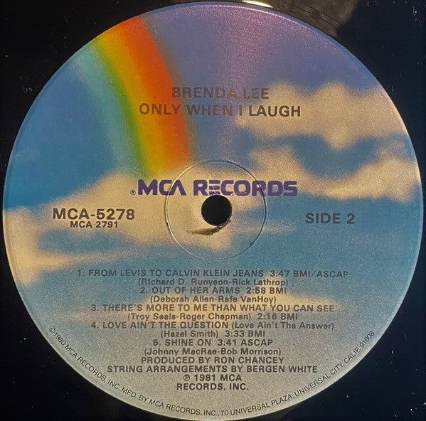 Lee, Brenda - Only When I Laugh (VG+) (Vinyl LP)