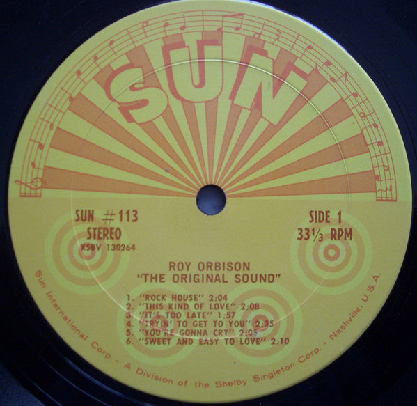 Orbison, Roy - The Original Sound (M) (Vinyl LP)