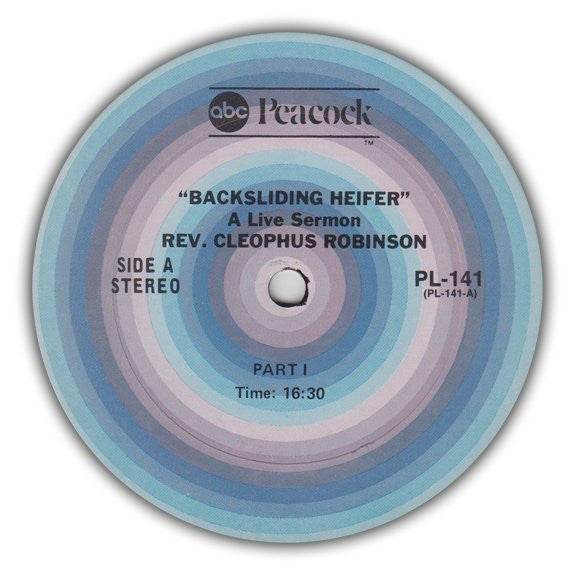 Robinson, Reverend Cleophus - Backsliding Heifer (M) (Vinyl LP)