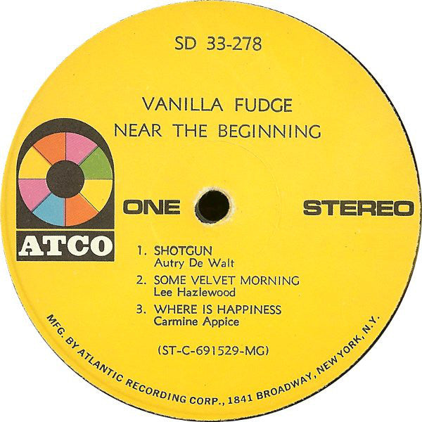 Vanilla Fudge - Near The Beginning (VG+) (Vinyl LP)