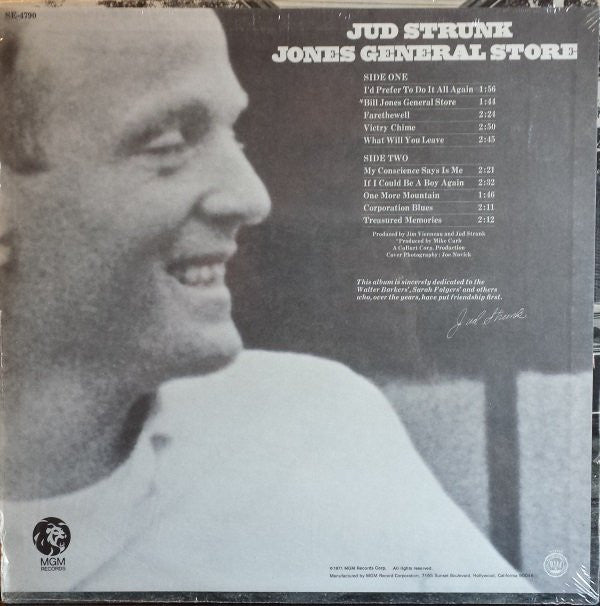 Strunk, Jud - Jones General Store  (VG+) (Vinyl LP)