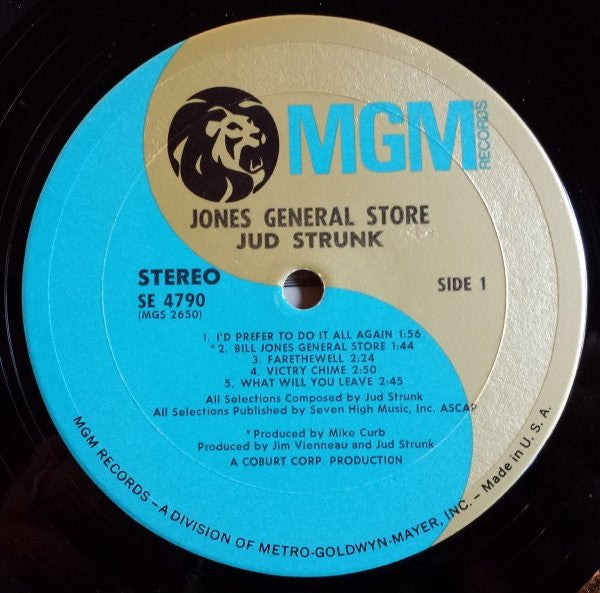 Strunk, Jud - Jones General Store  (VG+) (Vinyl LP)