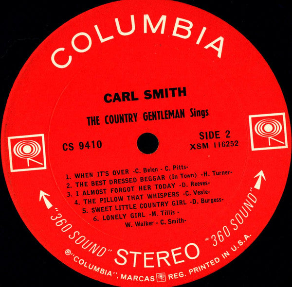 Smith, Carl - The Country Gentleman (VG) (Vinyl LP)
