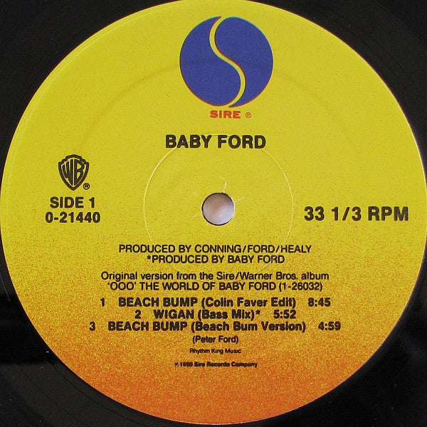 Baby Ford - Beach Bump (VG+) (Vinyl LP)