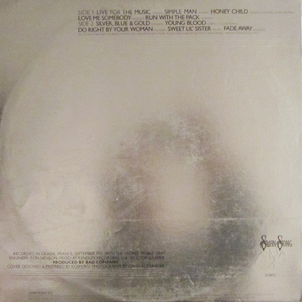 Bad Company  - Run With The Pack (VG+) (Vinyl LP)