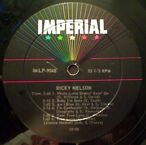 Nelson, Ricky  - Ricky (VG+) (Vinyl LP)